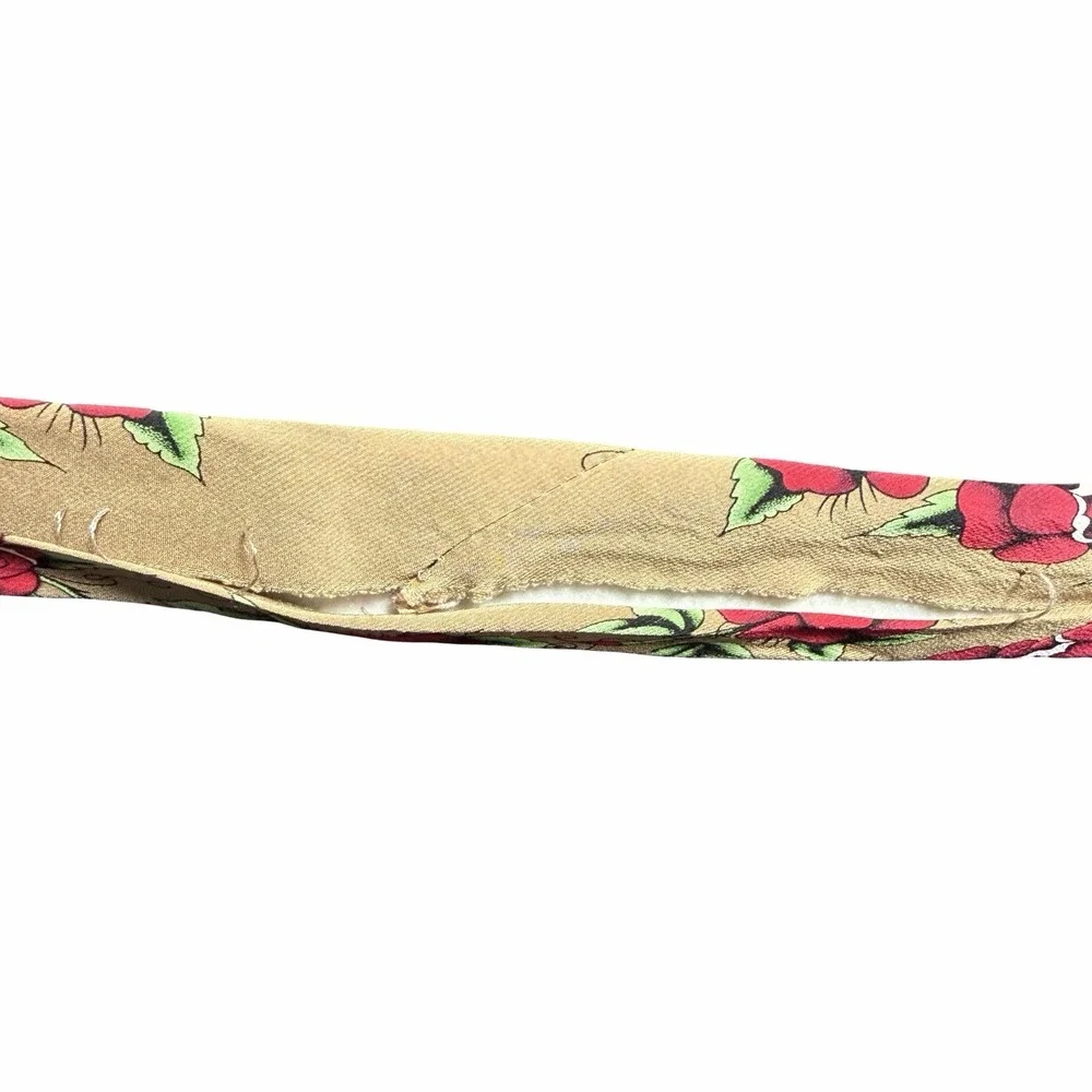 Ed Hardy By Christian Audigier Silk Neck Tie Skull Roses Dragon Tattoo 60